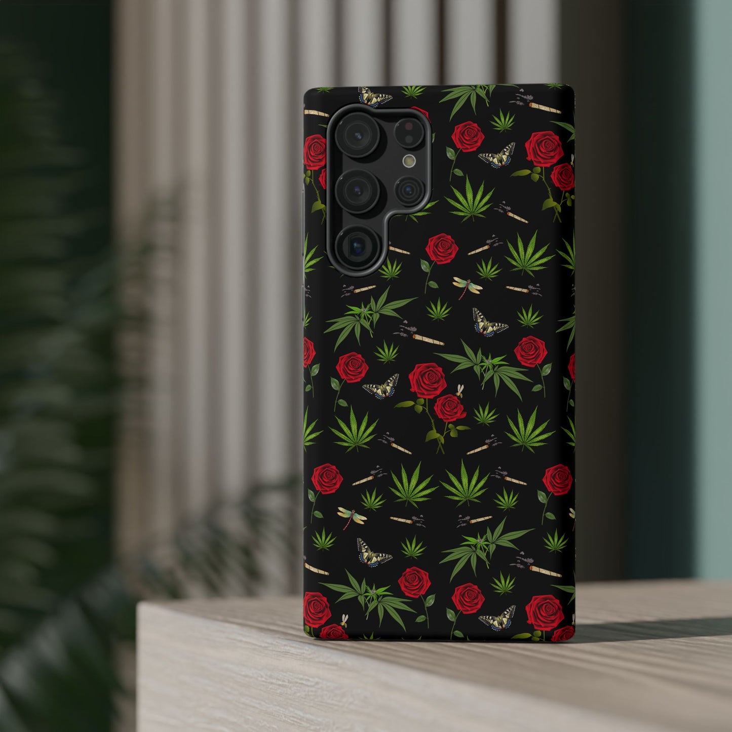 Phone Cases - Blunts & Roses Smokers Delight Impact-Resistant Cases