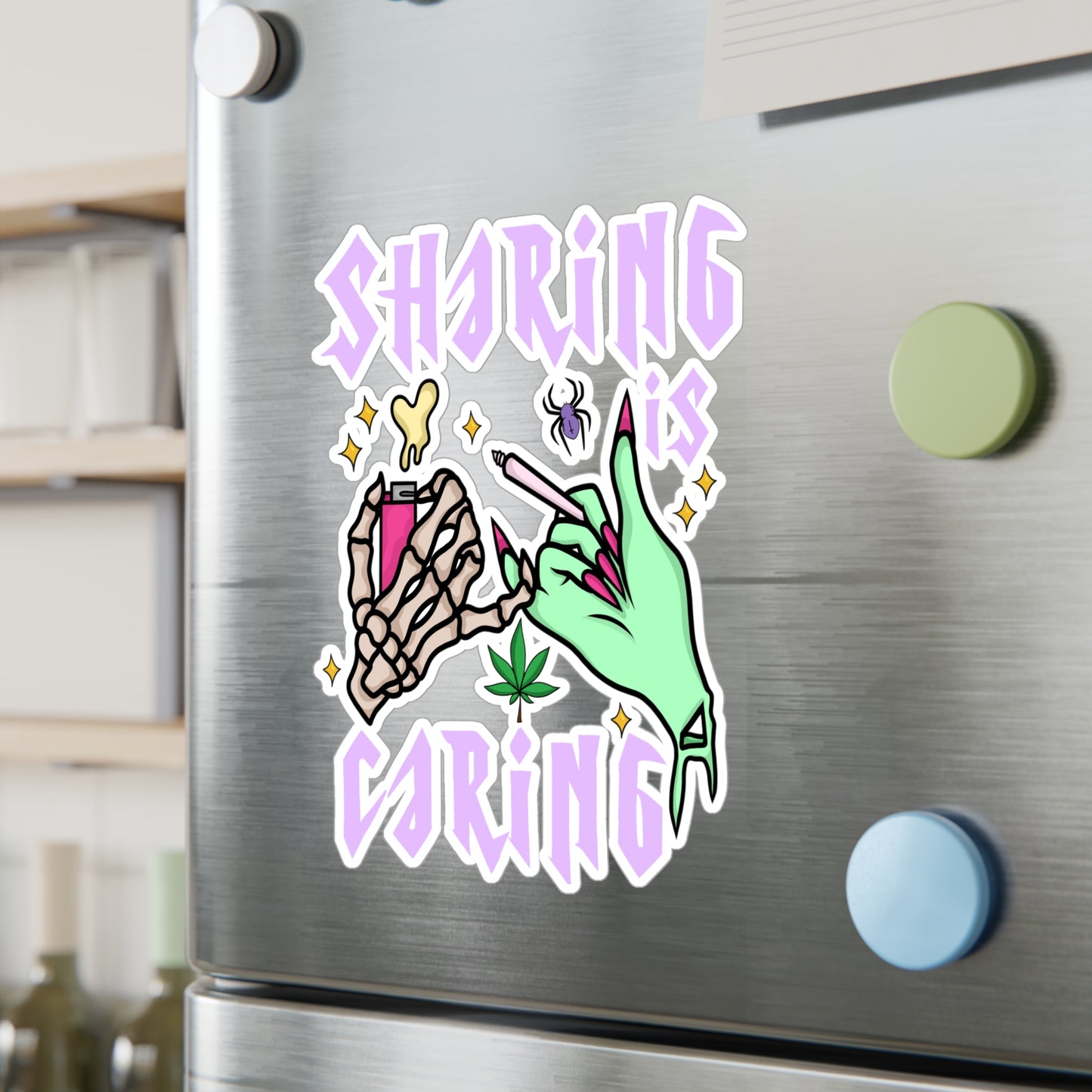 Sharing Is Caring Vinyl Die-Cut Sticker