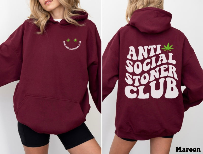 Anti-Social Stoner Hoodie (Unisex)