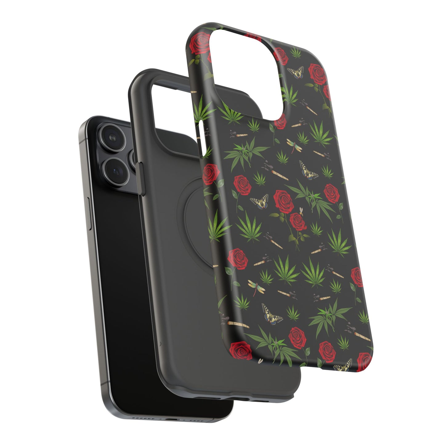 Phone Cases - Blunts & Roses Smokers Delight Impact-Resistant Cases