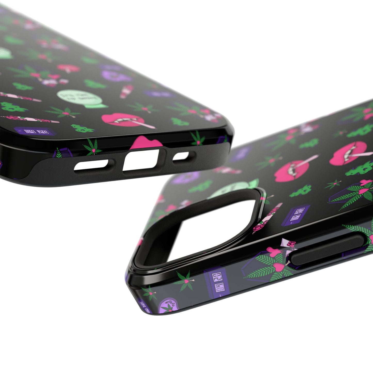 Spooky Stoner Babe Impact-Resistant Phone Case
