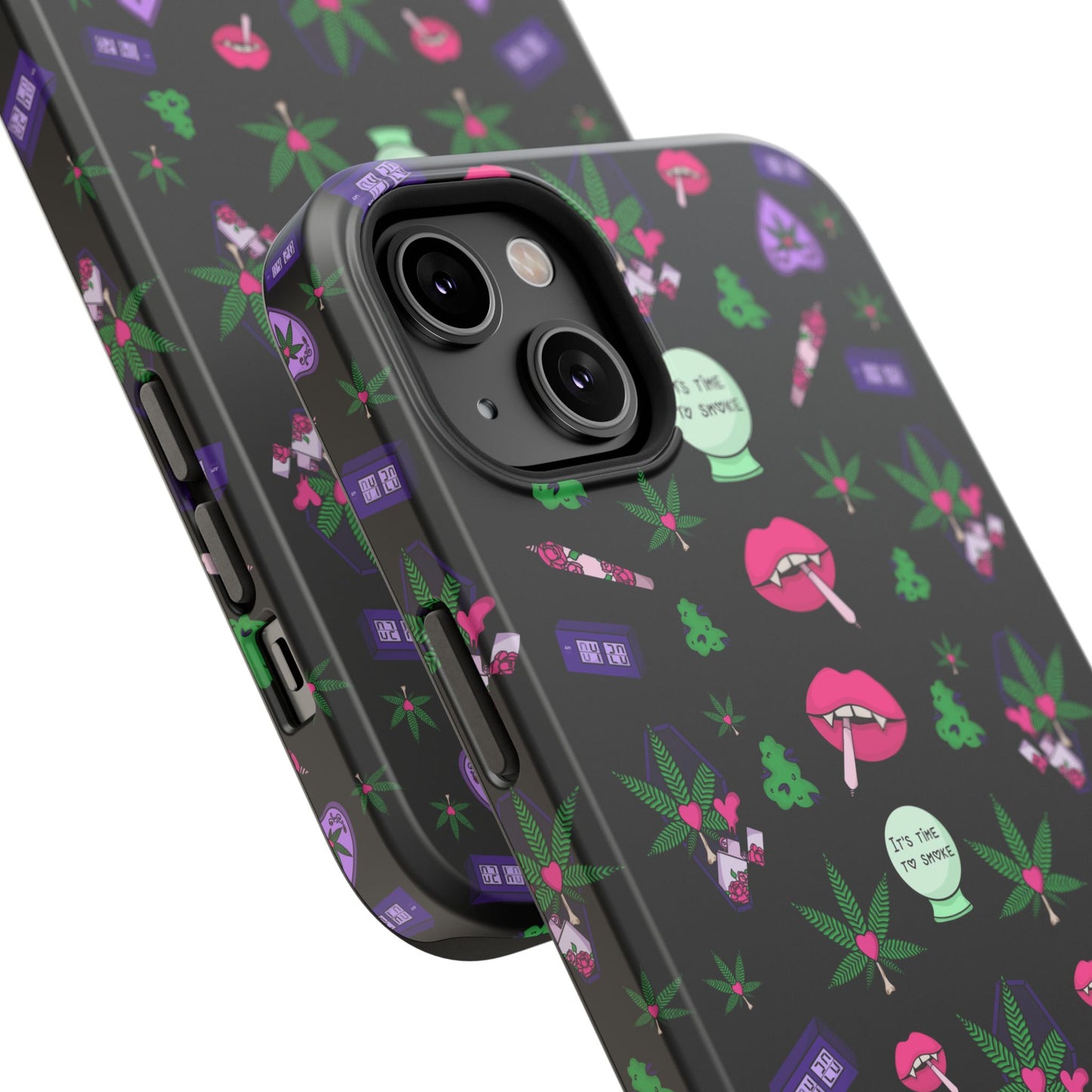 Spooky Stoner Babe Impact-Resistant Phone Case