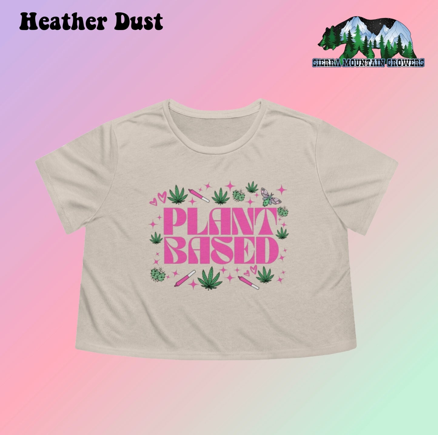 Plant Based Women's Flowy Cropped Tee