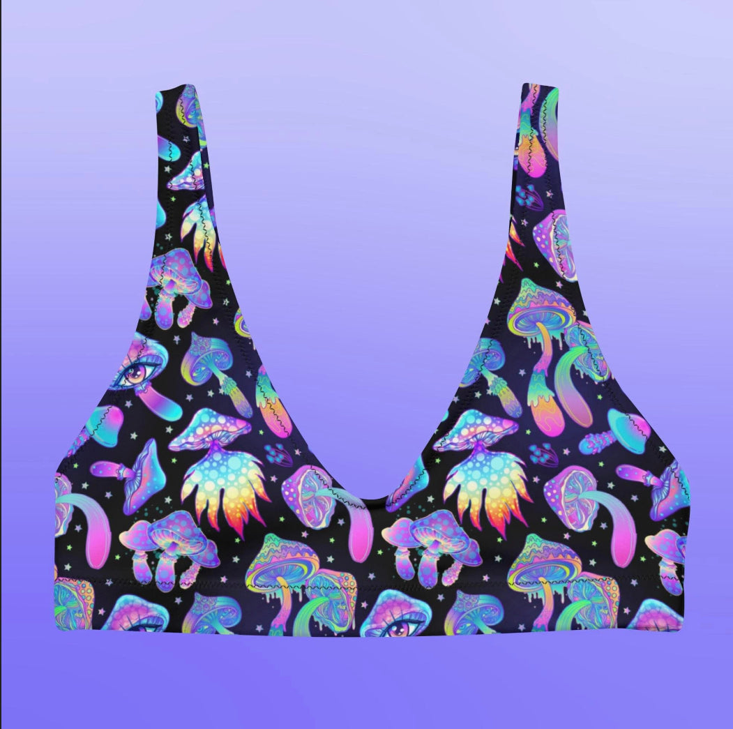 Magic Mushroom Bikini Bottoms (High Waisted)