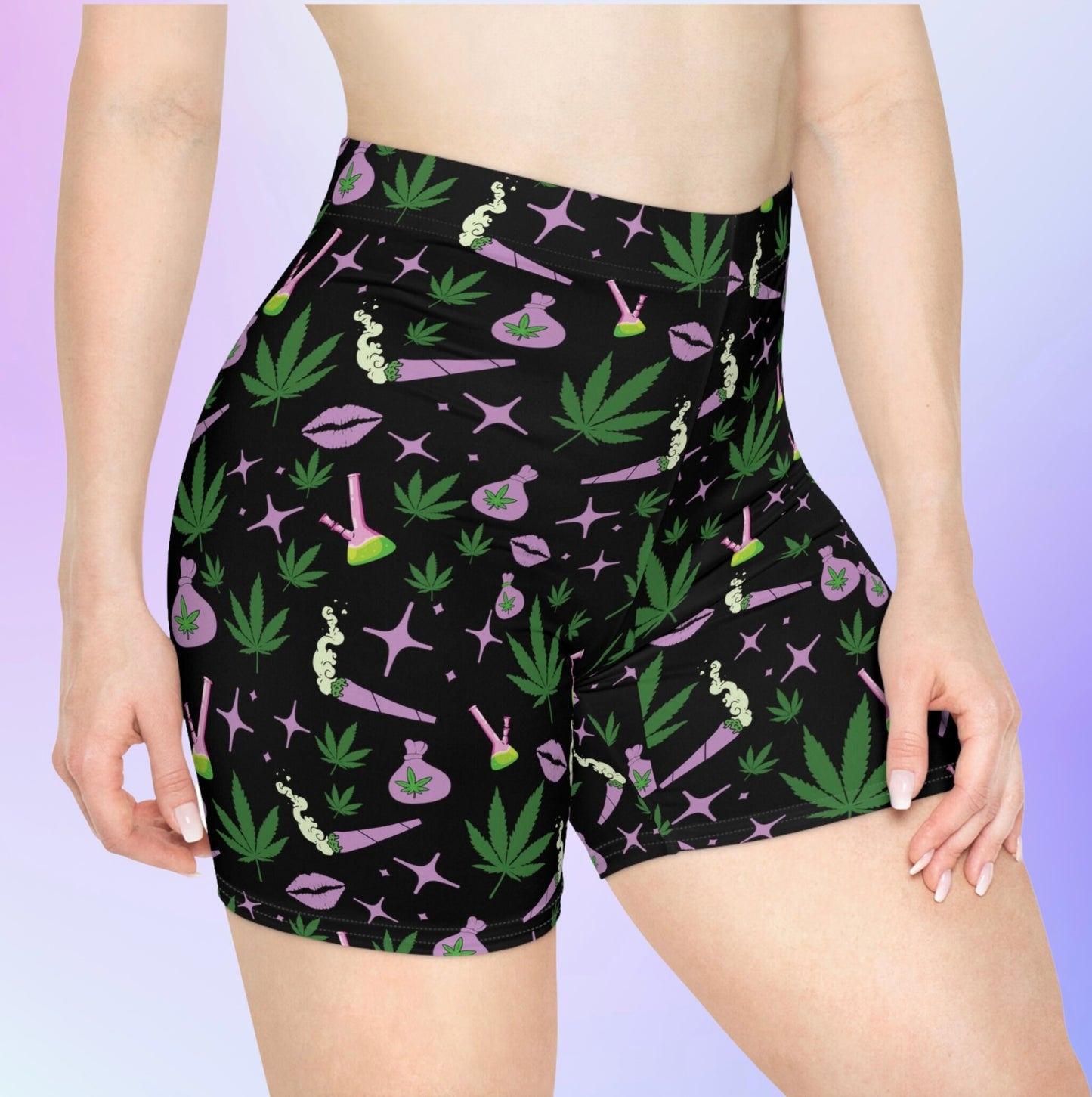 Stoner Babe Women's Biker Shorts