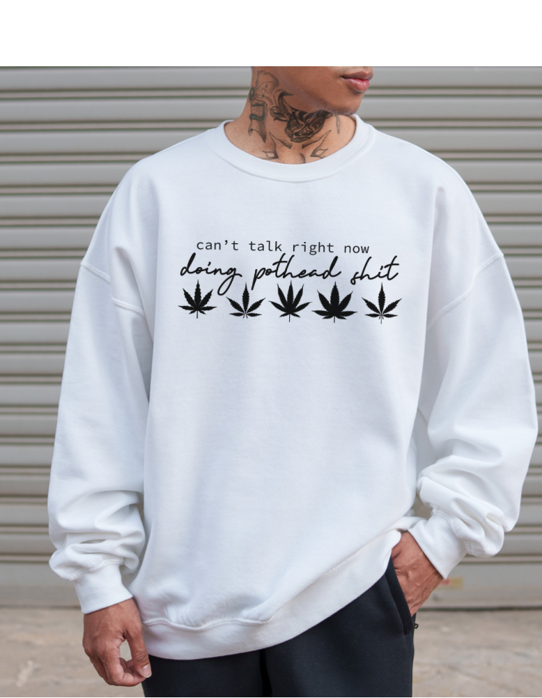 Can’t Talk Right Now Crewneck Sweatshirt