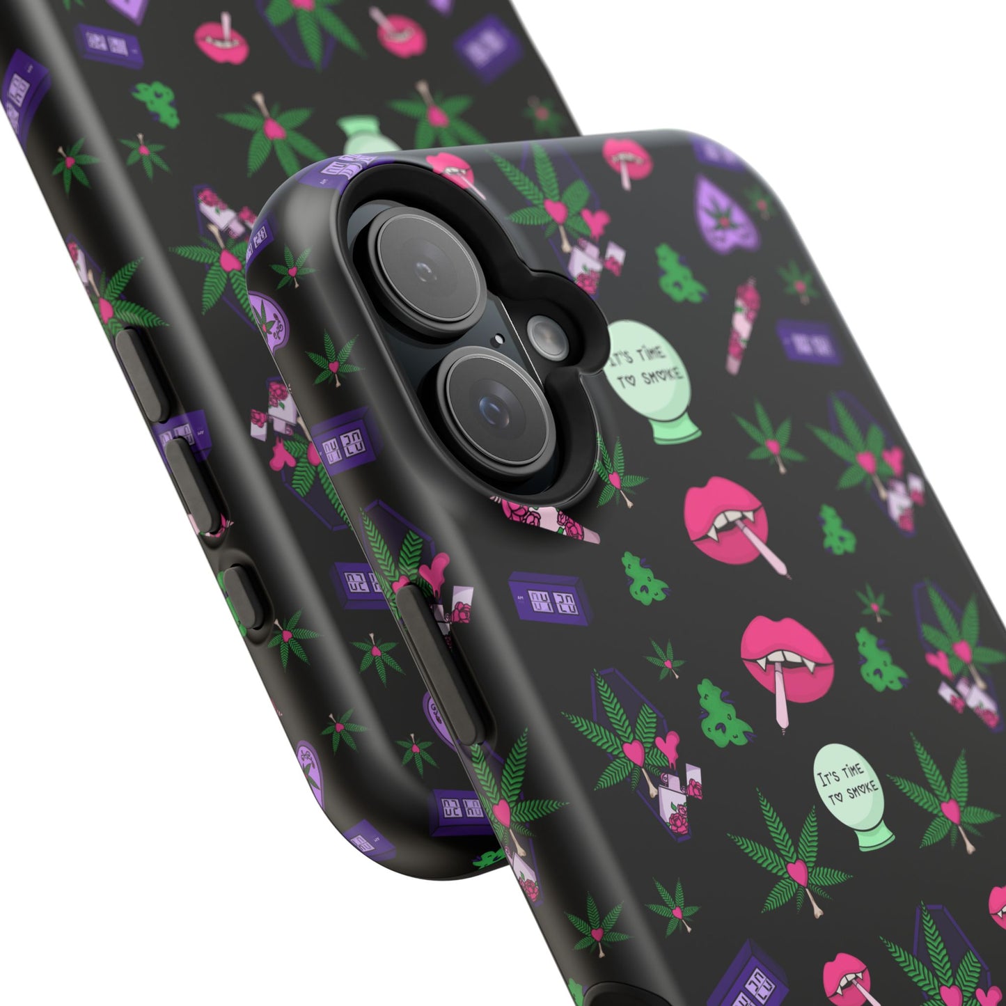 Spooky Stoner Babe Impact-Resistant Phone Case