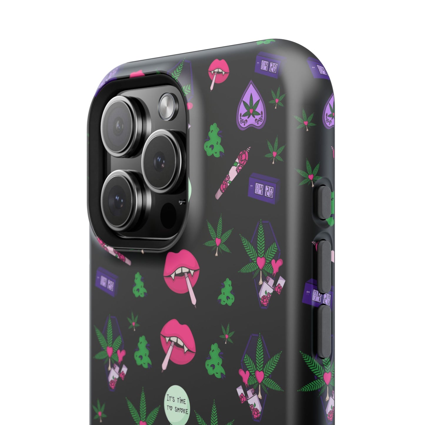Spooky Stoner Babe Impact-Resistant Phone Case