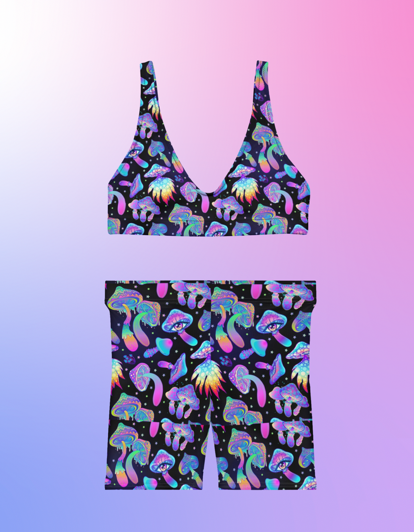 Magic Mushrooms Bikini Top