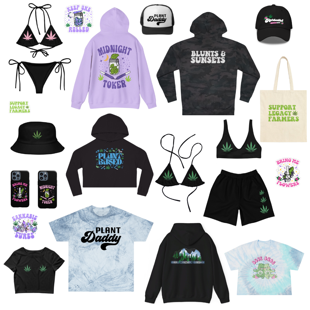 Plant Based Cropped Hooded Sweatshirt