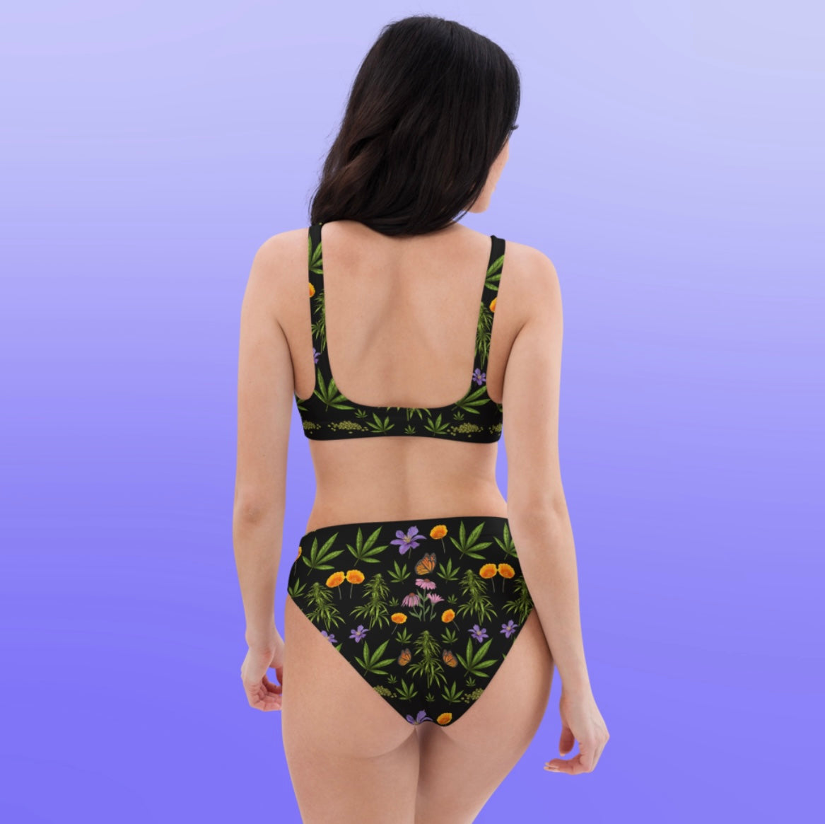 Garden Babe High-Waisted Bikini