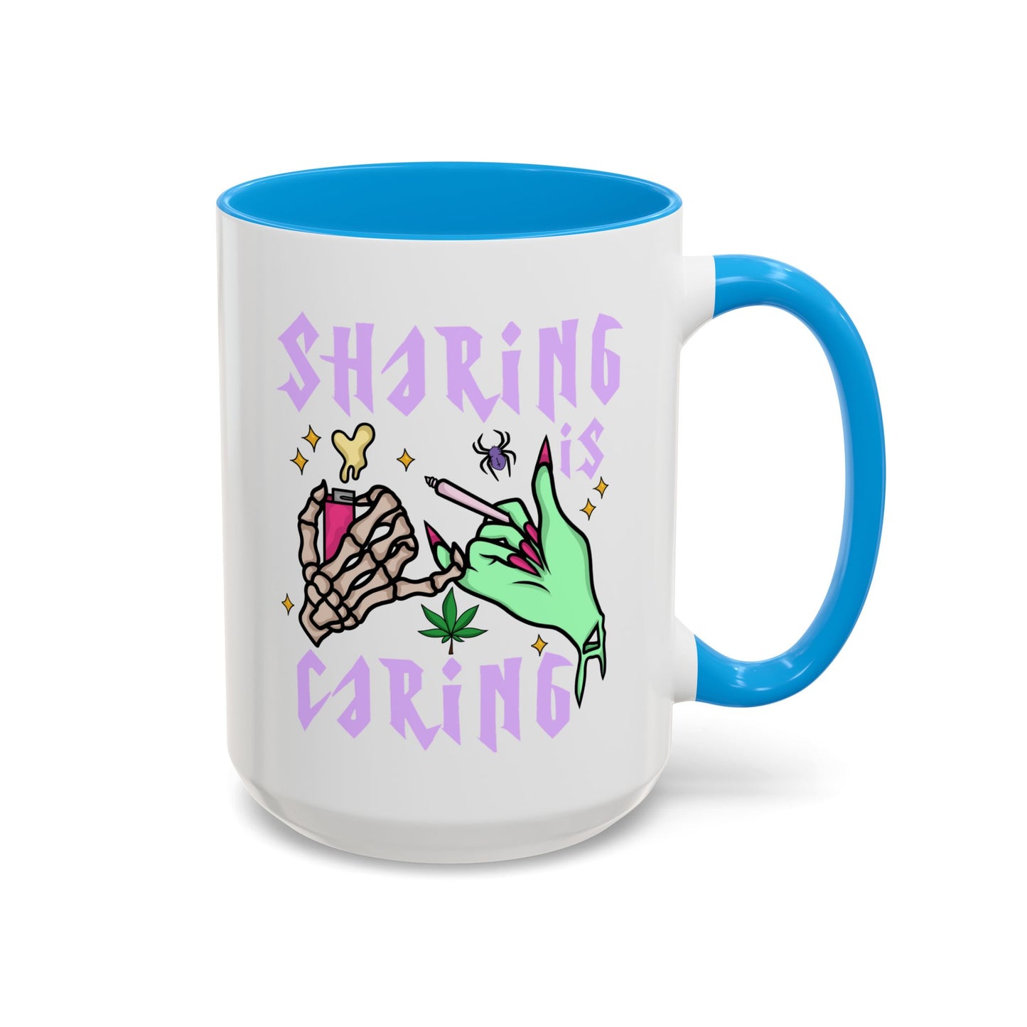 Sharing Is Caring Colorful Mugs (11oz, 15oz)
