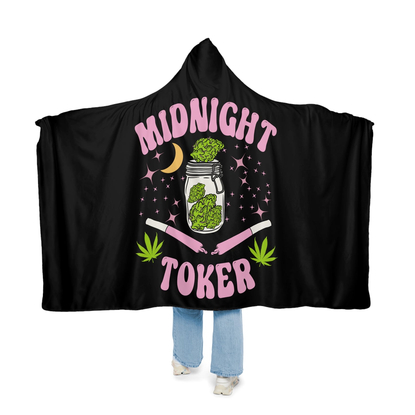 Midnight Toker Hooded Blanket