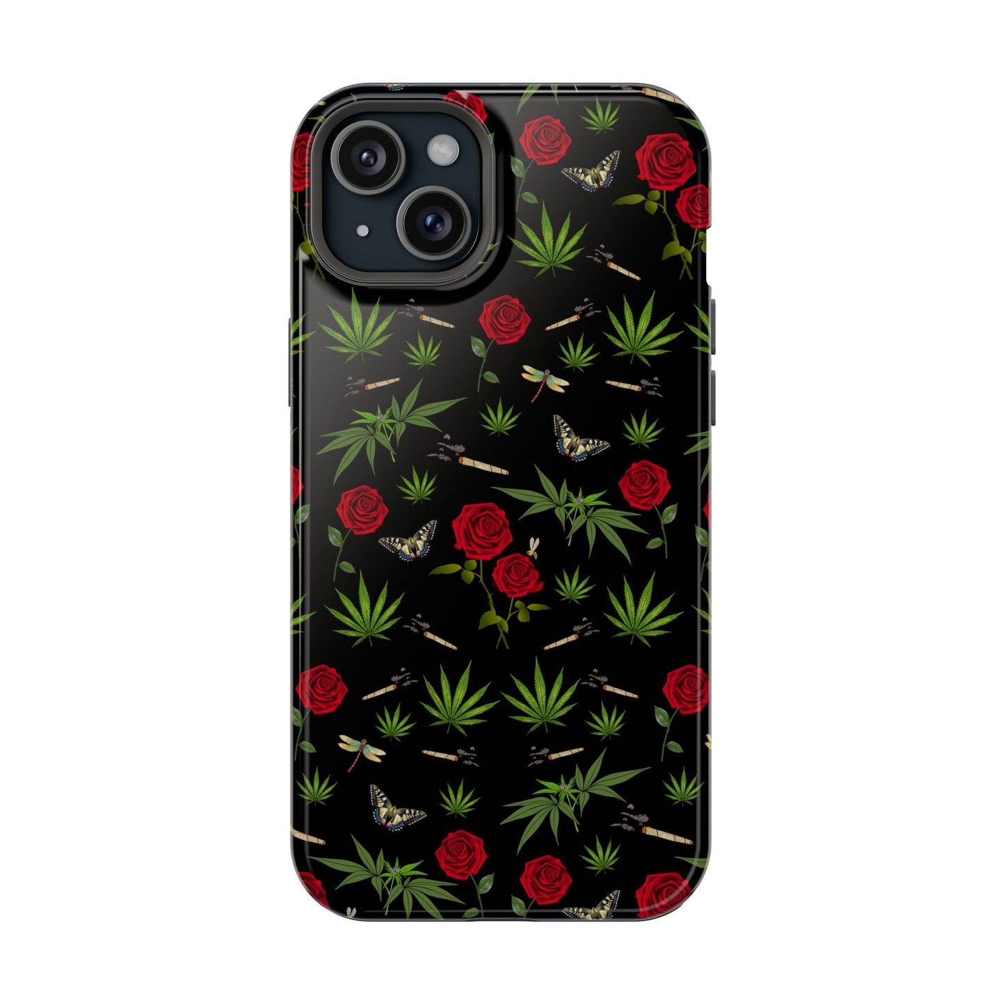 Phone Cases - Blunts & Roses Smokers Delight Impact-Resistant Cases