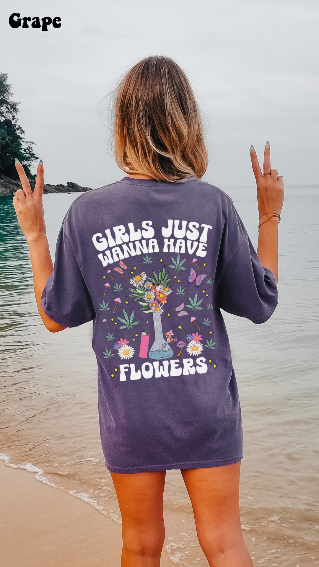 Girls Just Wanna Have Flowers Tee