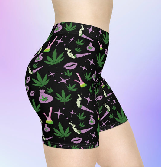 Stoner Babe Women's Biker Shorts