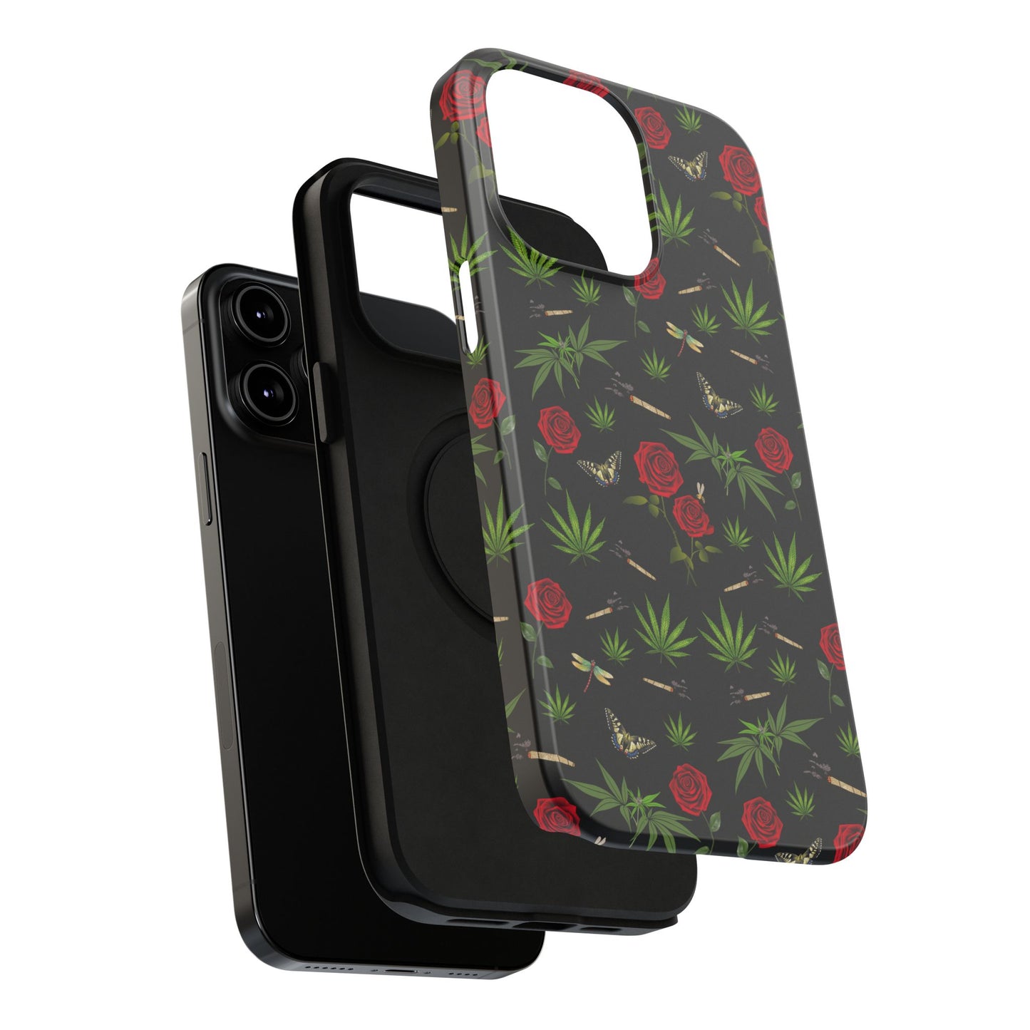 Phone Cases - Blunts & Roses Smokers Delight Impact-Resistant Cases