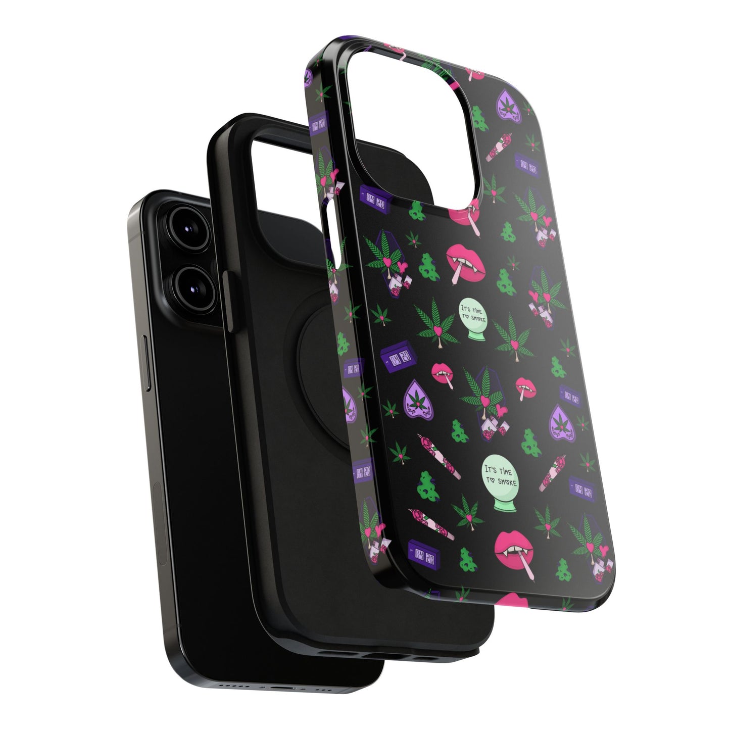 Spooky Stoner Babe Impact-Resistant Phone Case