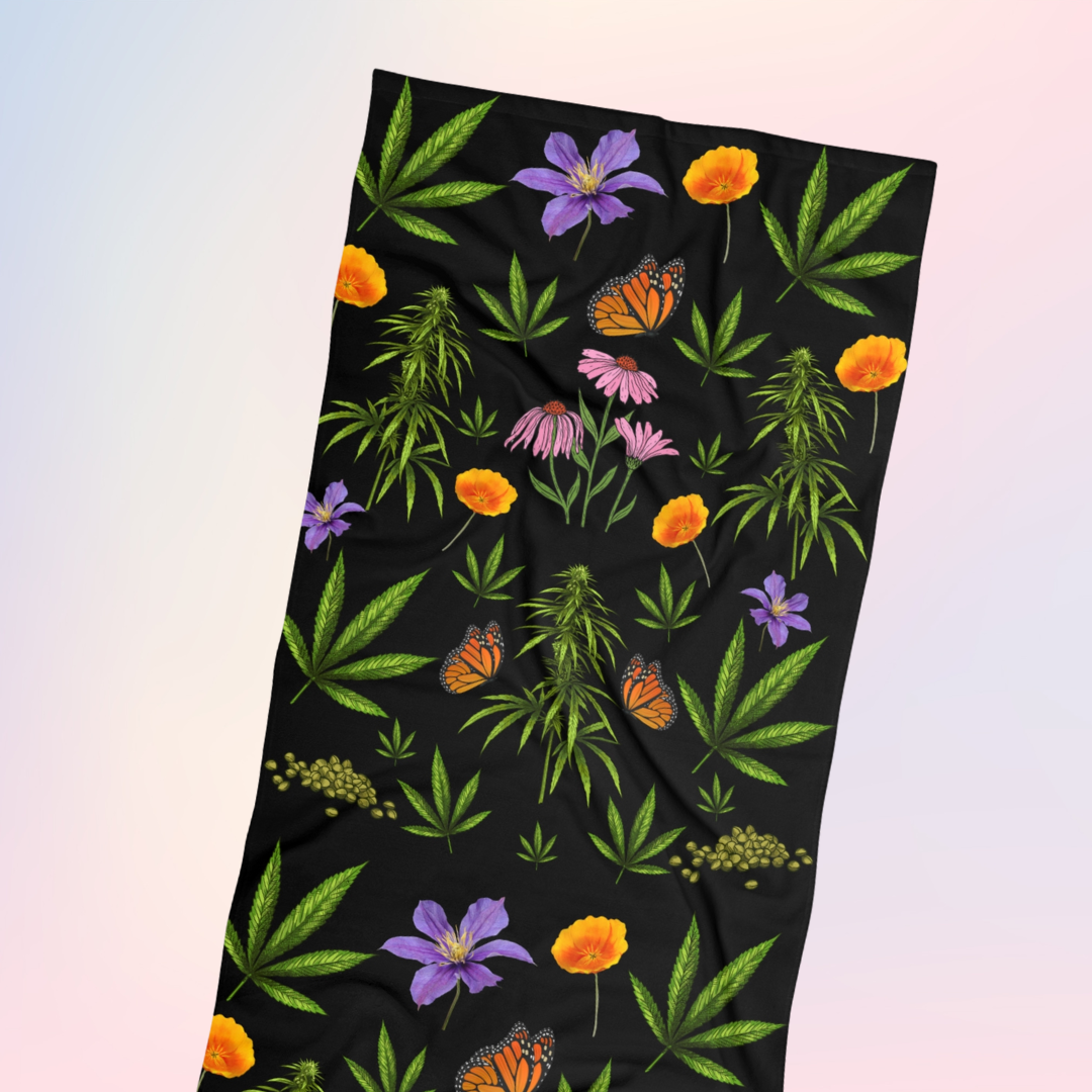 Garden Babe Beach Towel