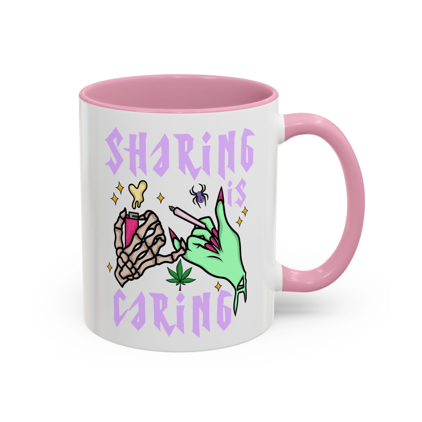 Sharing Is Caring Colorful Mugs (11oz, 15oz)