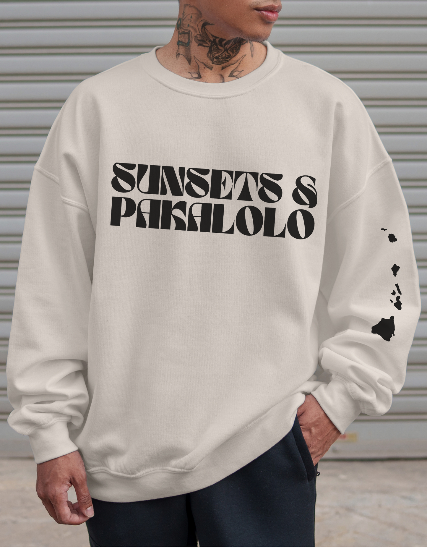 Sunsets & Pakalolo Crewneck Sweatshirt