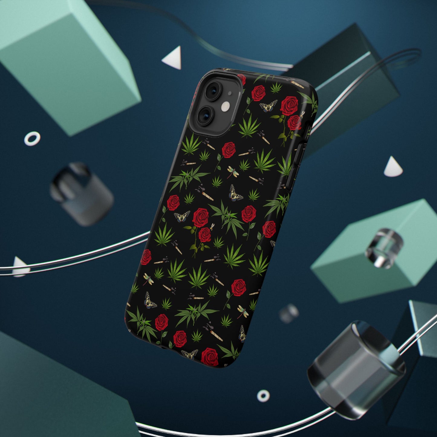 Phone Cases - Blunts & Roses Smokers Delight Impact-Resistant Cases