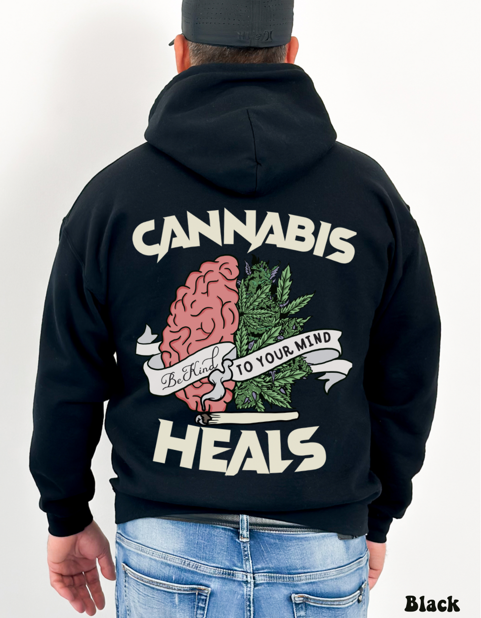 Cannabis Heals Unisex Hooded Sweatshirt