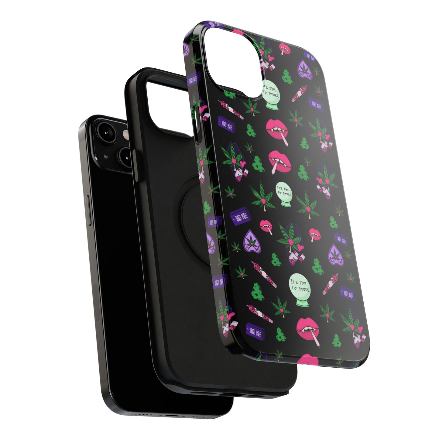 Spooky Stoner Babe Impact-Resistant Phone Case