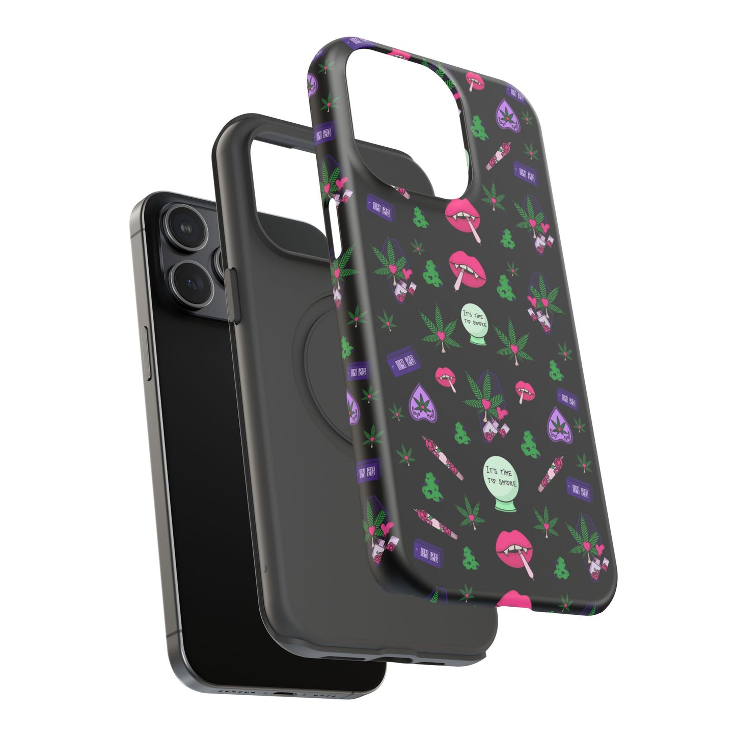 Spooky Stoner Babe Impact-Resistant Phone Case