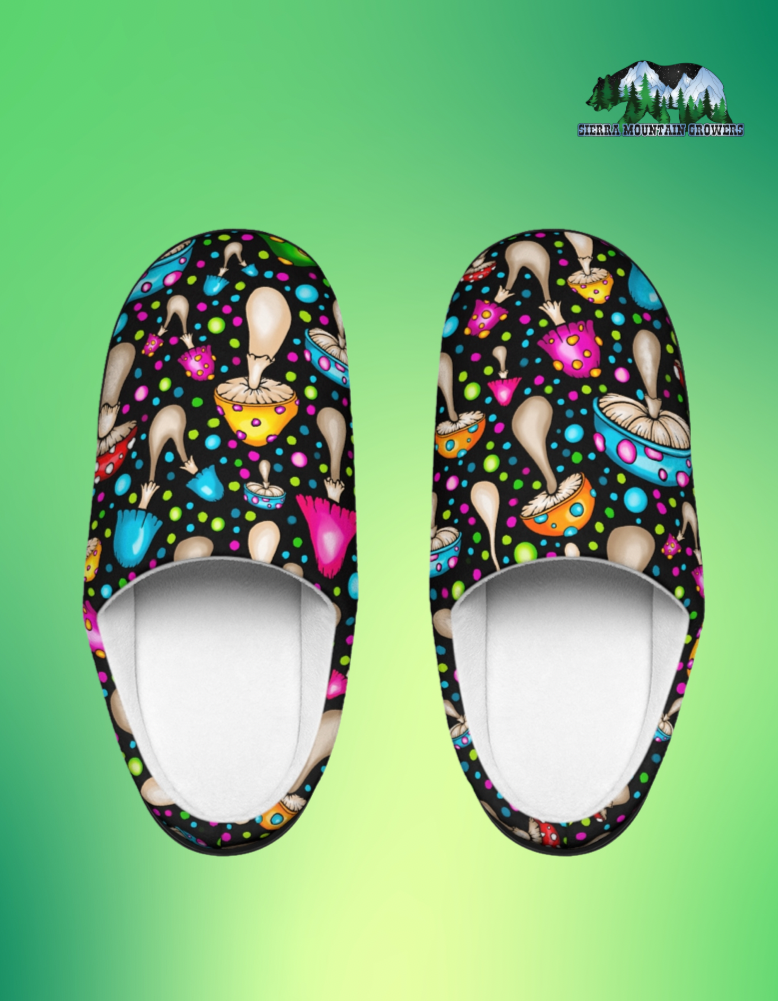 Magic Mushroom Mens Indoor Slippers