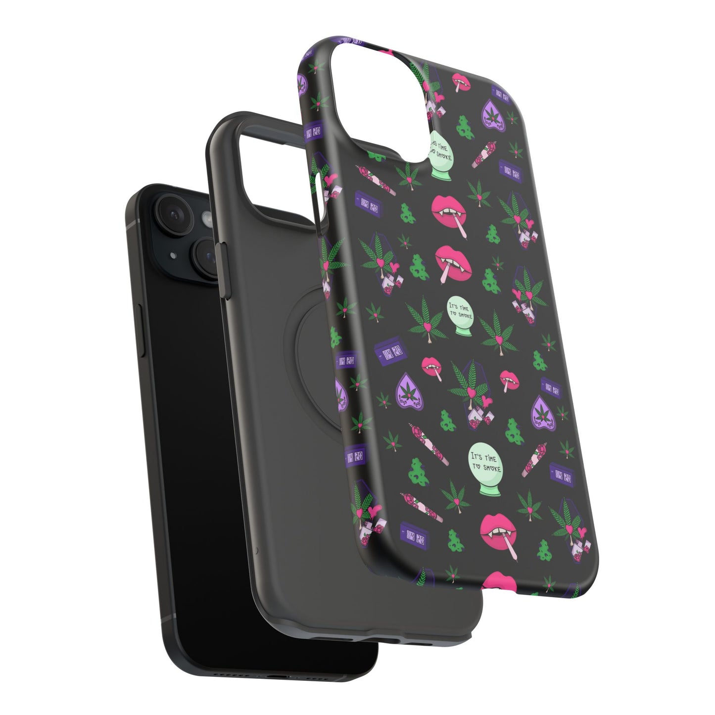 Spooky Stoner Babe Impact-Resistant Phone Case