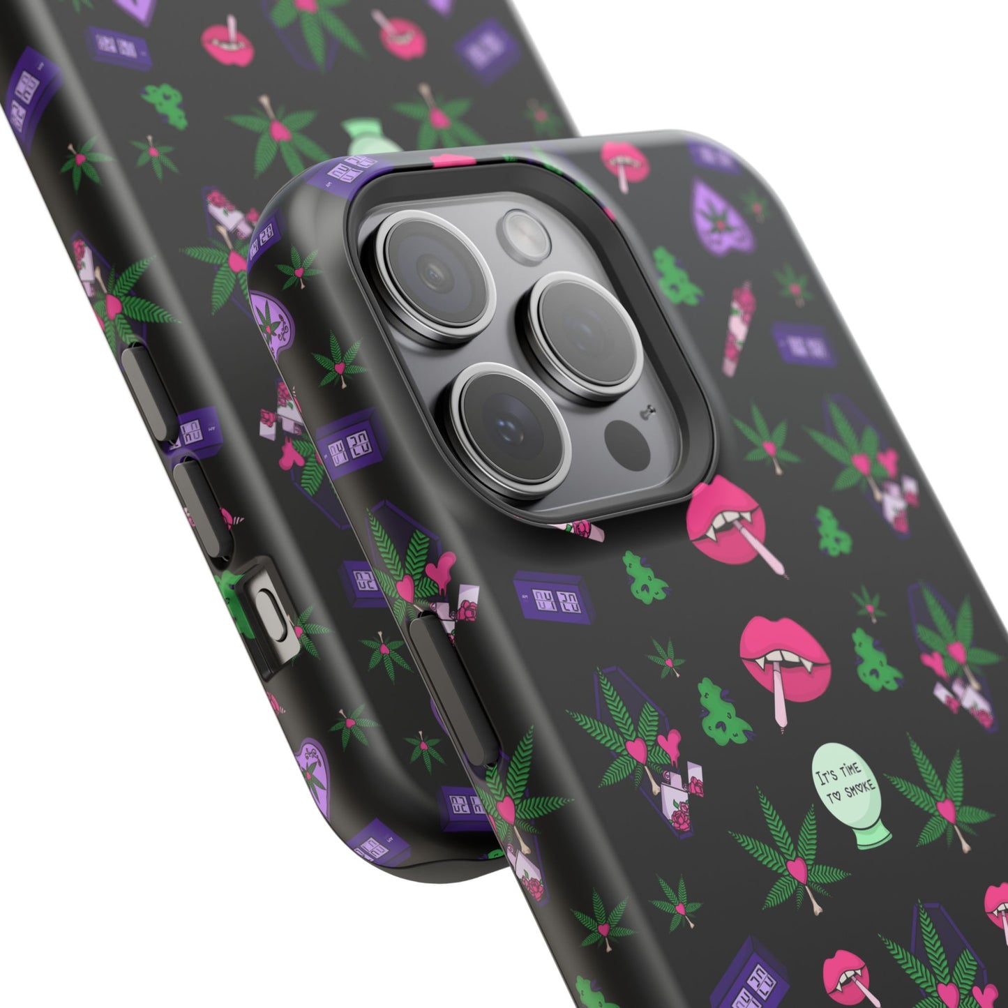 Spooky Stoner Babe Impact-Resistant Phone Case
