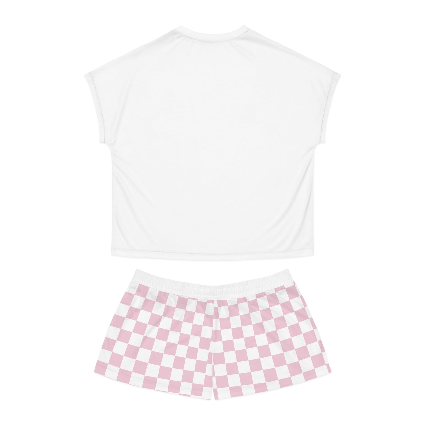 Stoner Babe Pink Checker Pajama Set