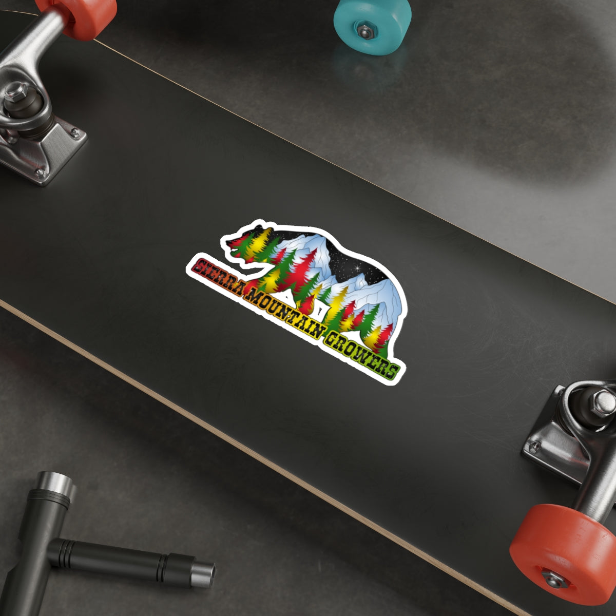 Rasta SMG Die-Cut Stickers