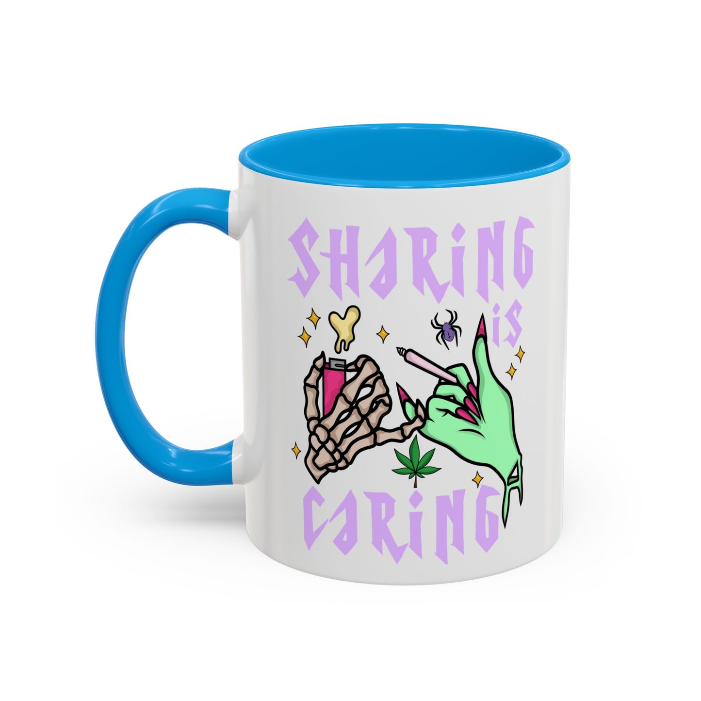 Sharing Is Caring Colorful Mugs (11oz, 15oz)