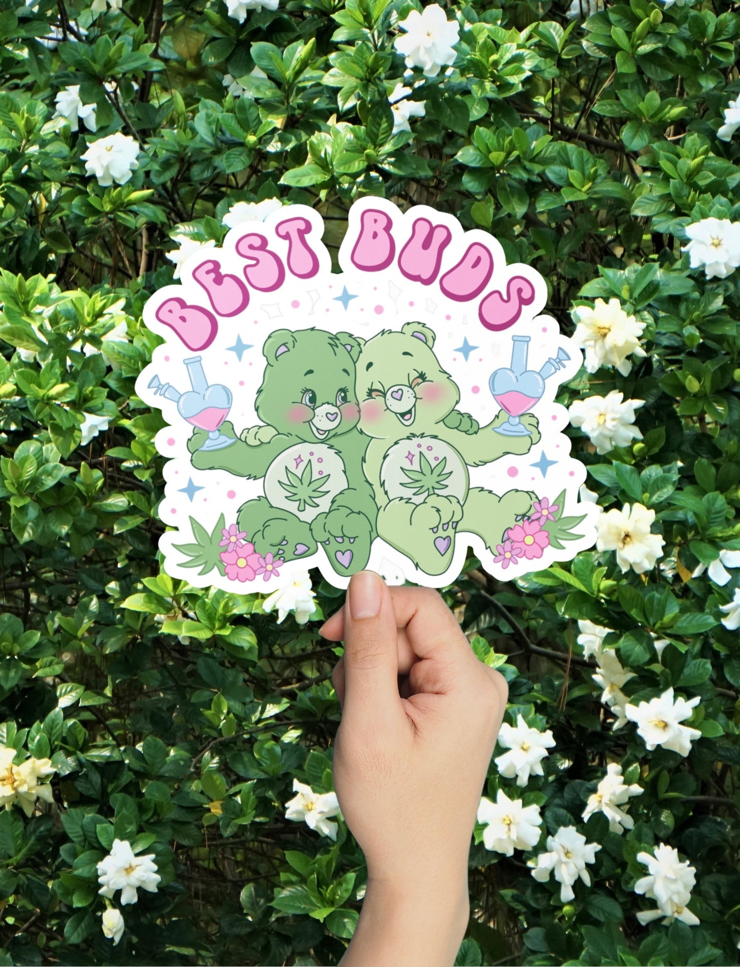 Best Buds Vinyl Die-Cut Stickers