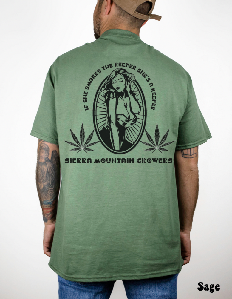 If She Smokes The Reefer She’s A Keeper Tee