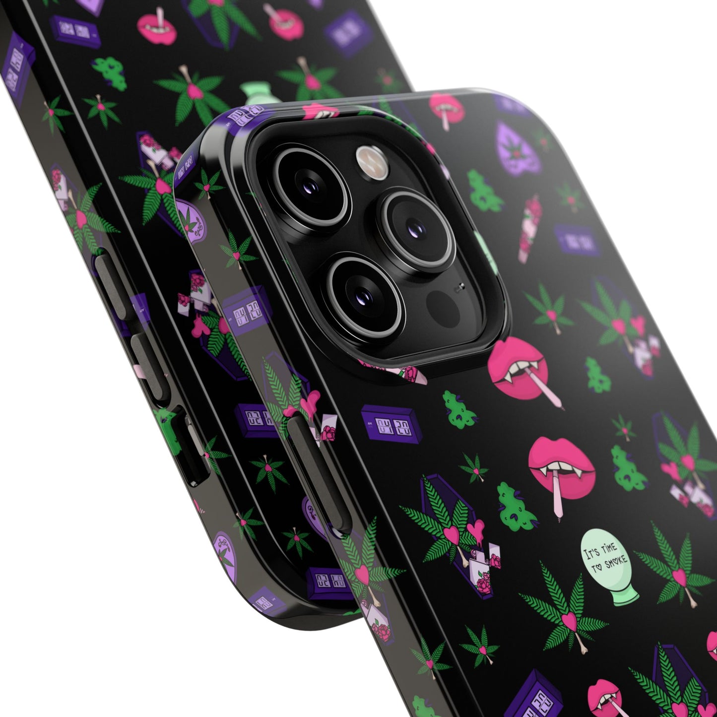 Spooky Stoner Babe Impact-Resistant Phone Case