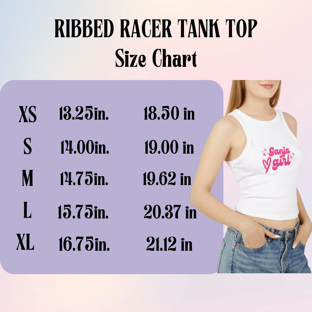 Blazed & Saged Micro Rib Racer Tank Top