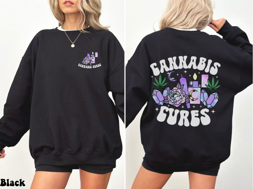 Cannabis Cures Crewneck