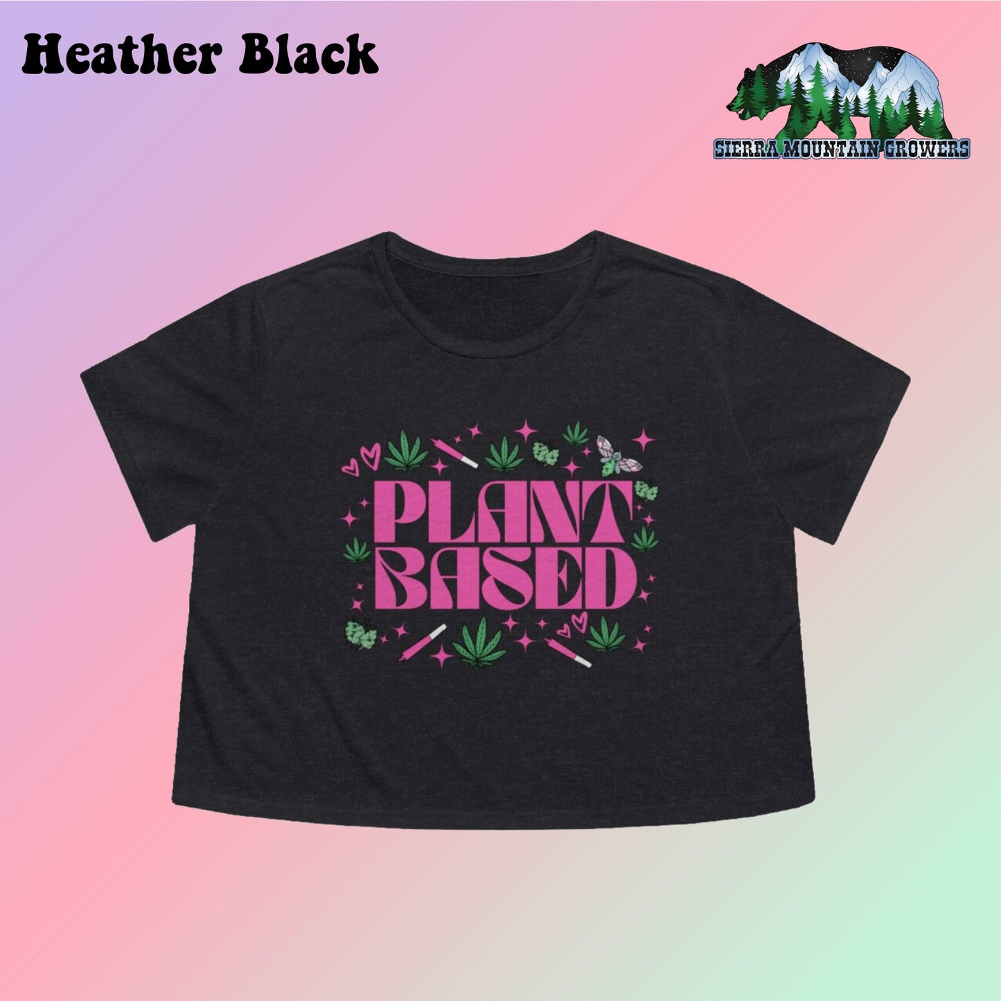 Plant Based Women's Flowy Cropped Tee