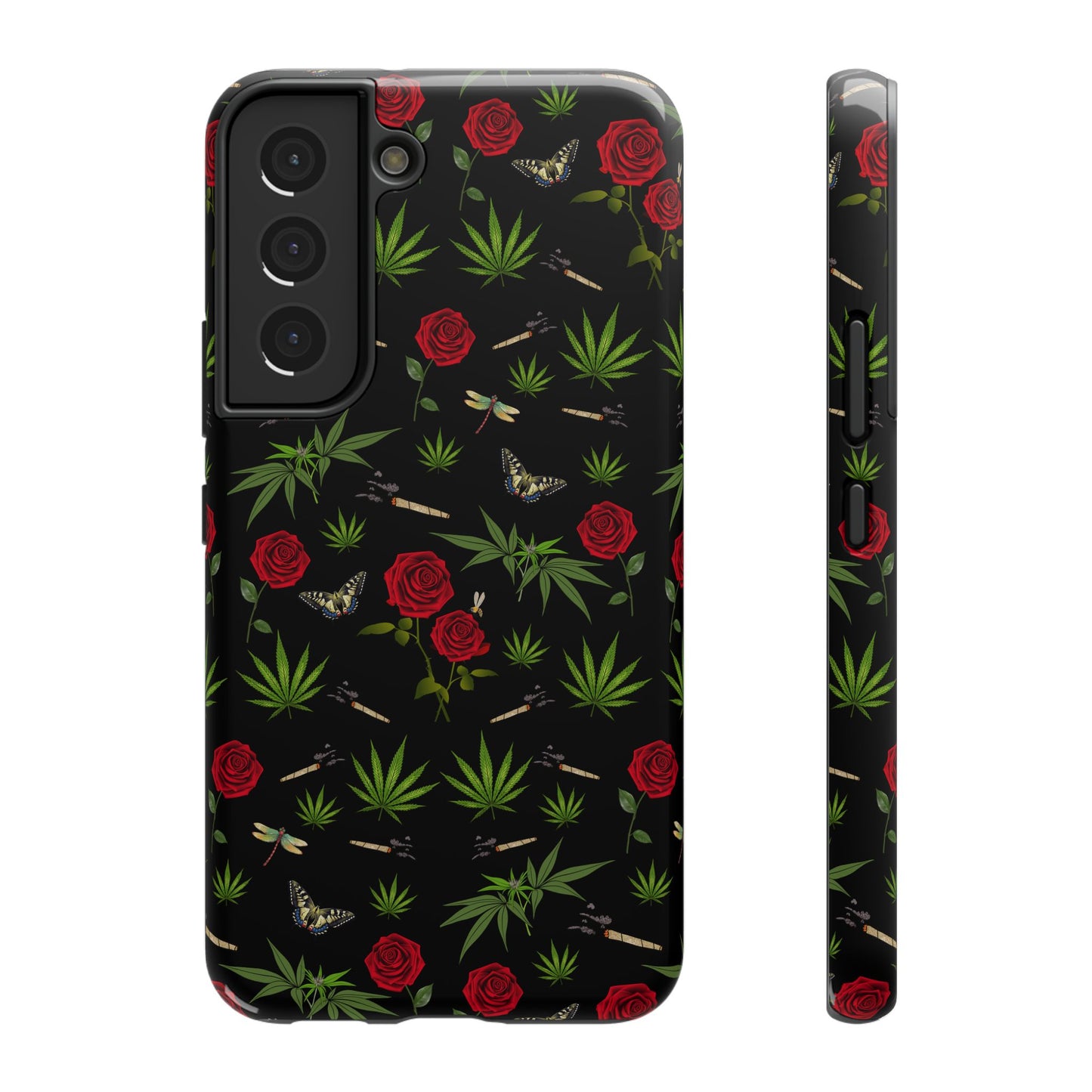 Phone Cases - Blunts & Roses Smokers Delight Impact-Resistant Cases