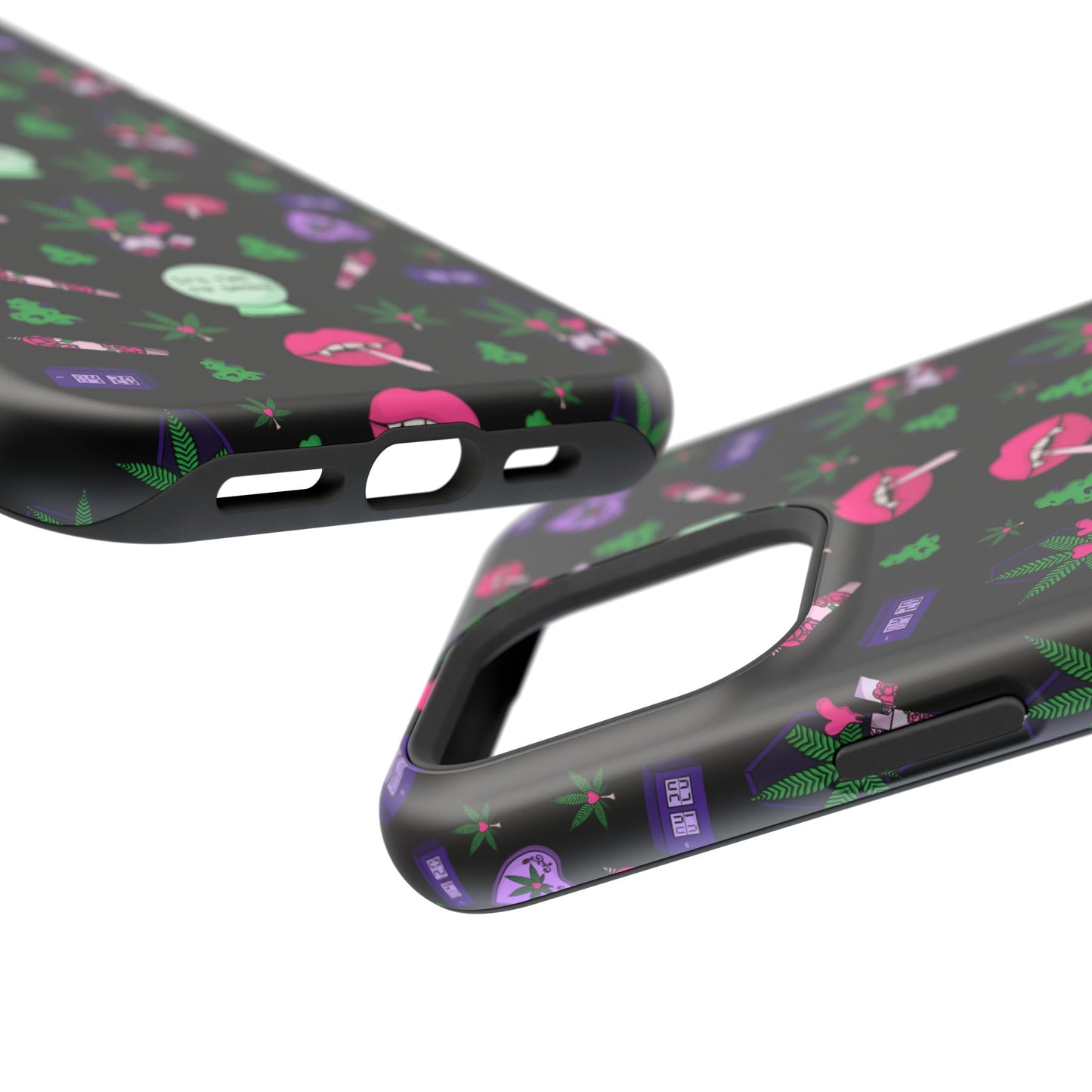 Spooky Stoner Babe Impact-Resistant Phone Case