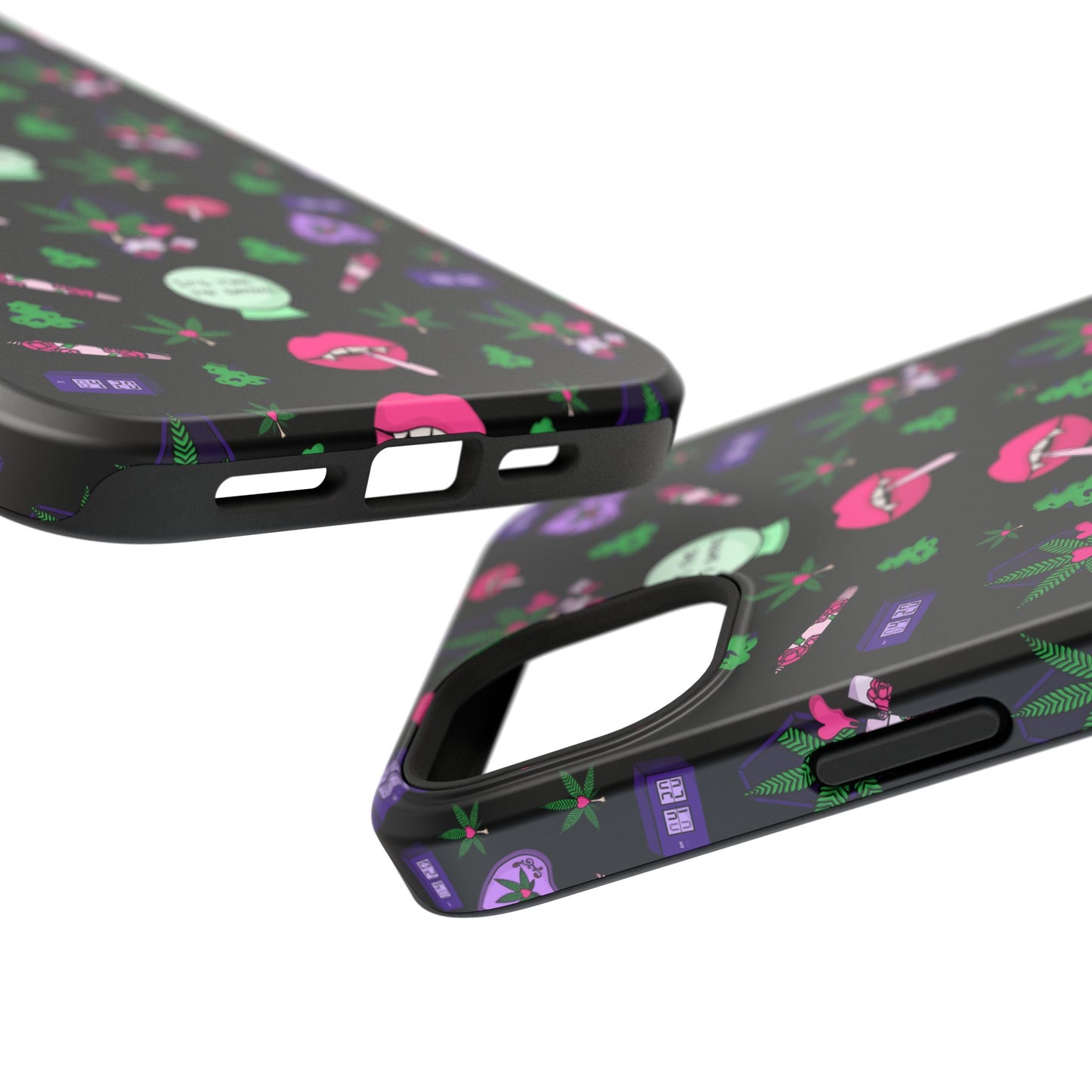 Spooky Stoner Babe Impact-Resistant Phone Case