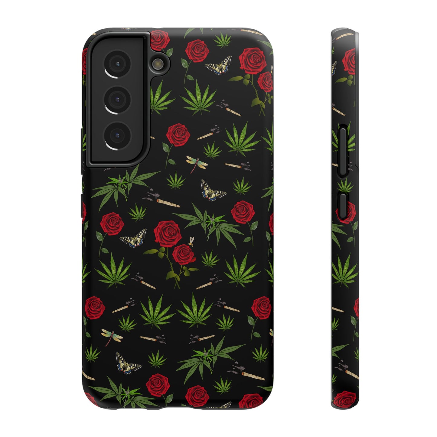 Phone Cases - Blunts & Roses Smokers Delight Impact-Resistant Cases