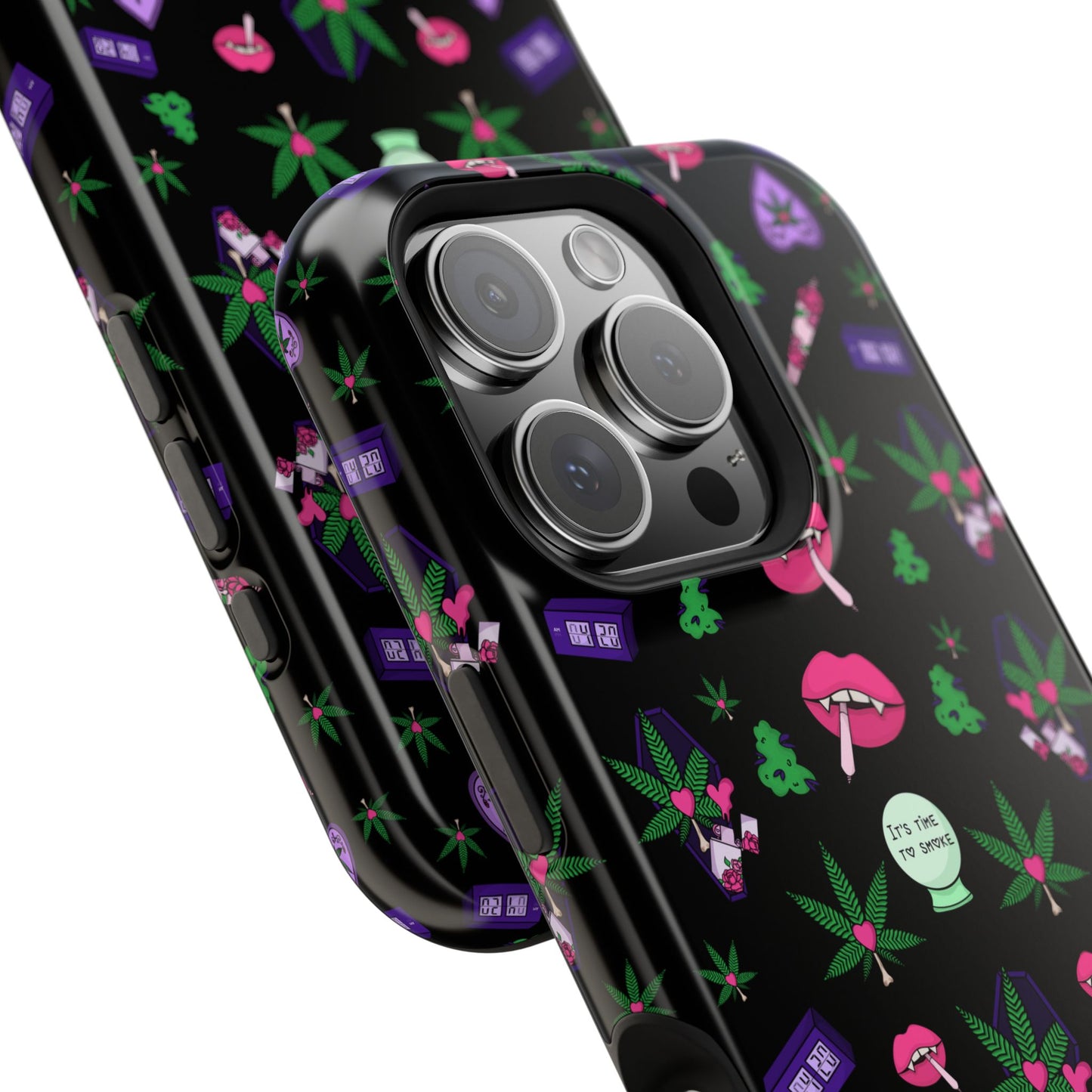 Spooky Stoner Babe Impact-Resistant Phone Case