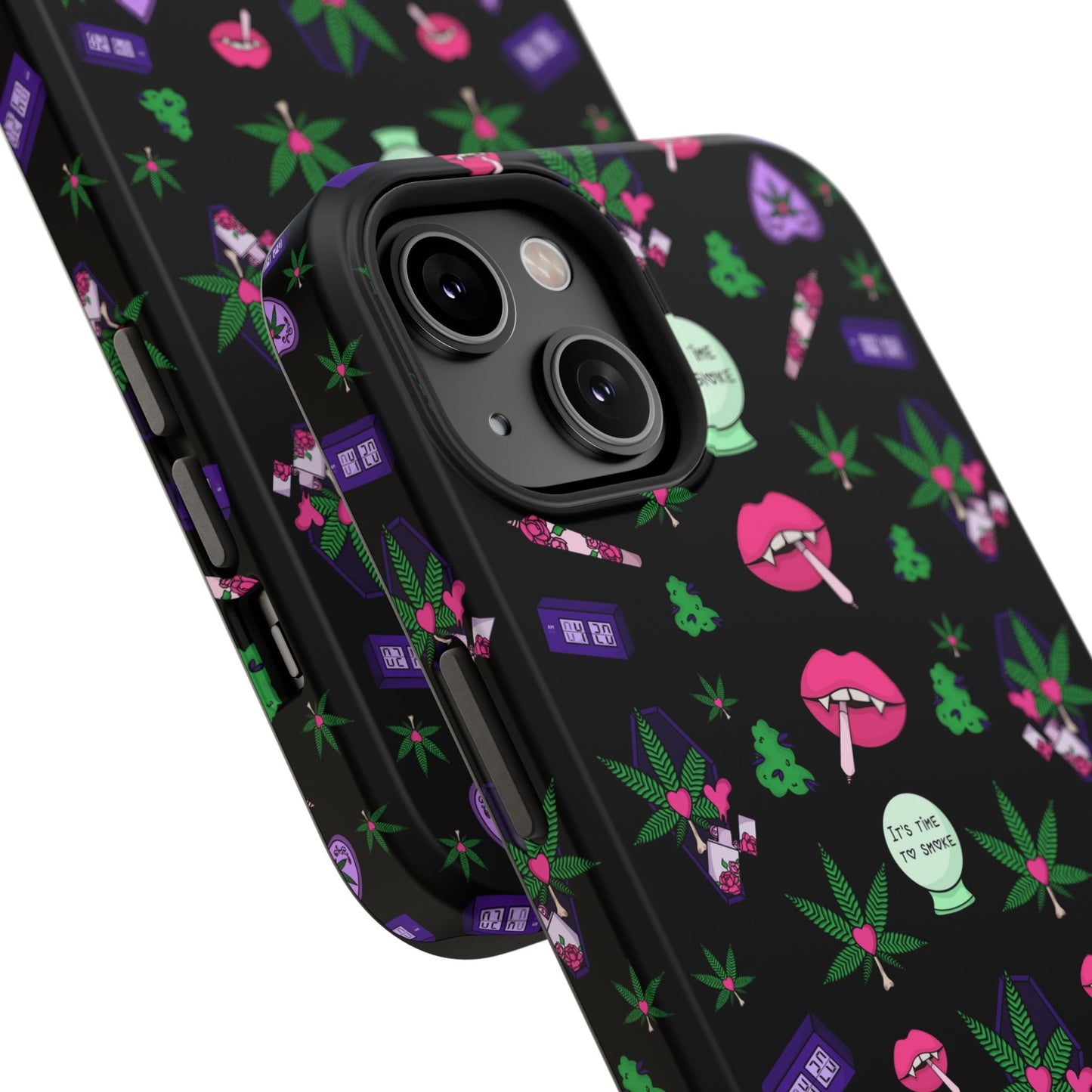 Spooky Stoner Babe Impact-Resistant Phone Case