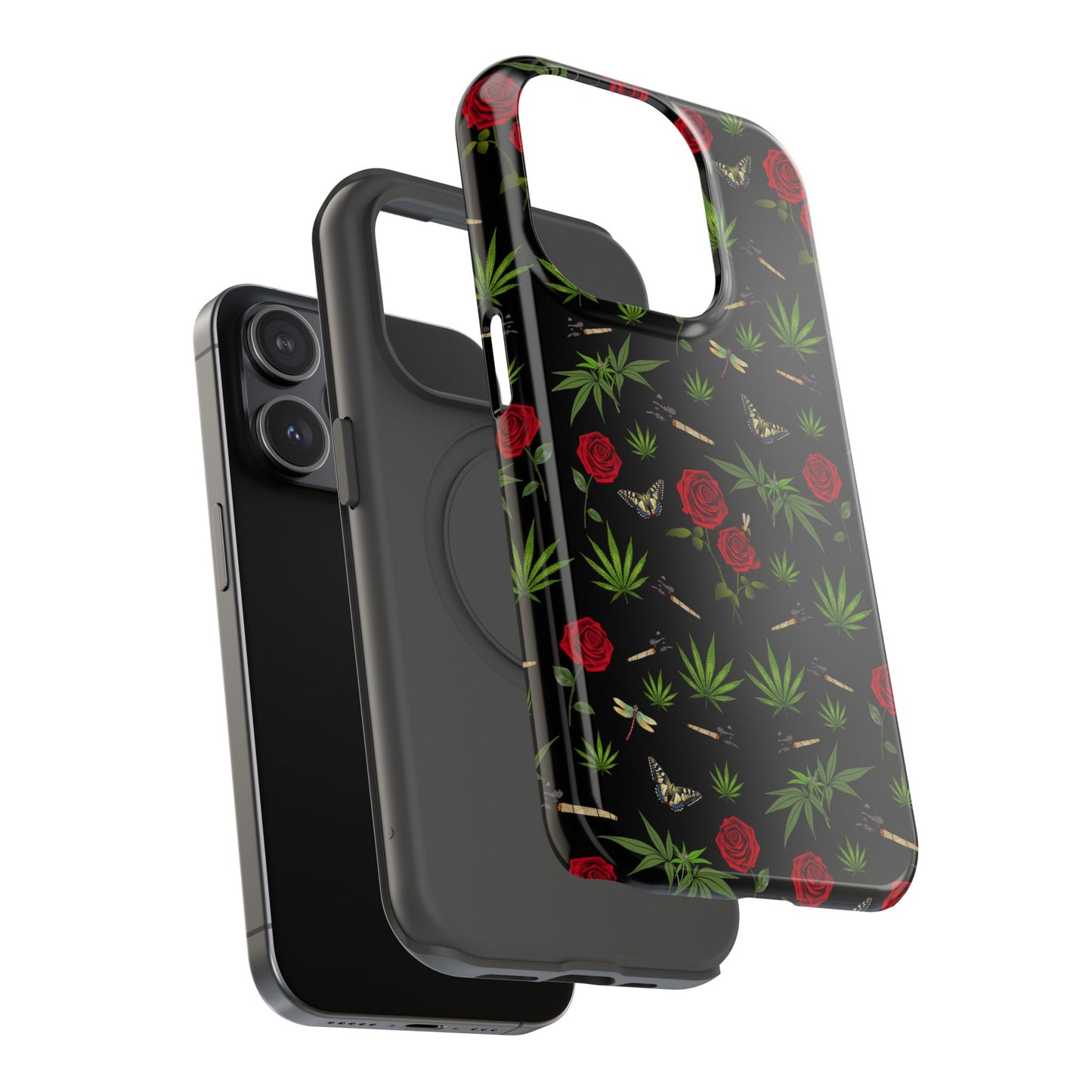 Phone Cases - Blunts & Roses Smokers Delight Impact-Resistant Cases