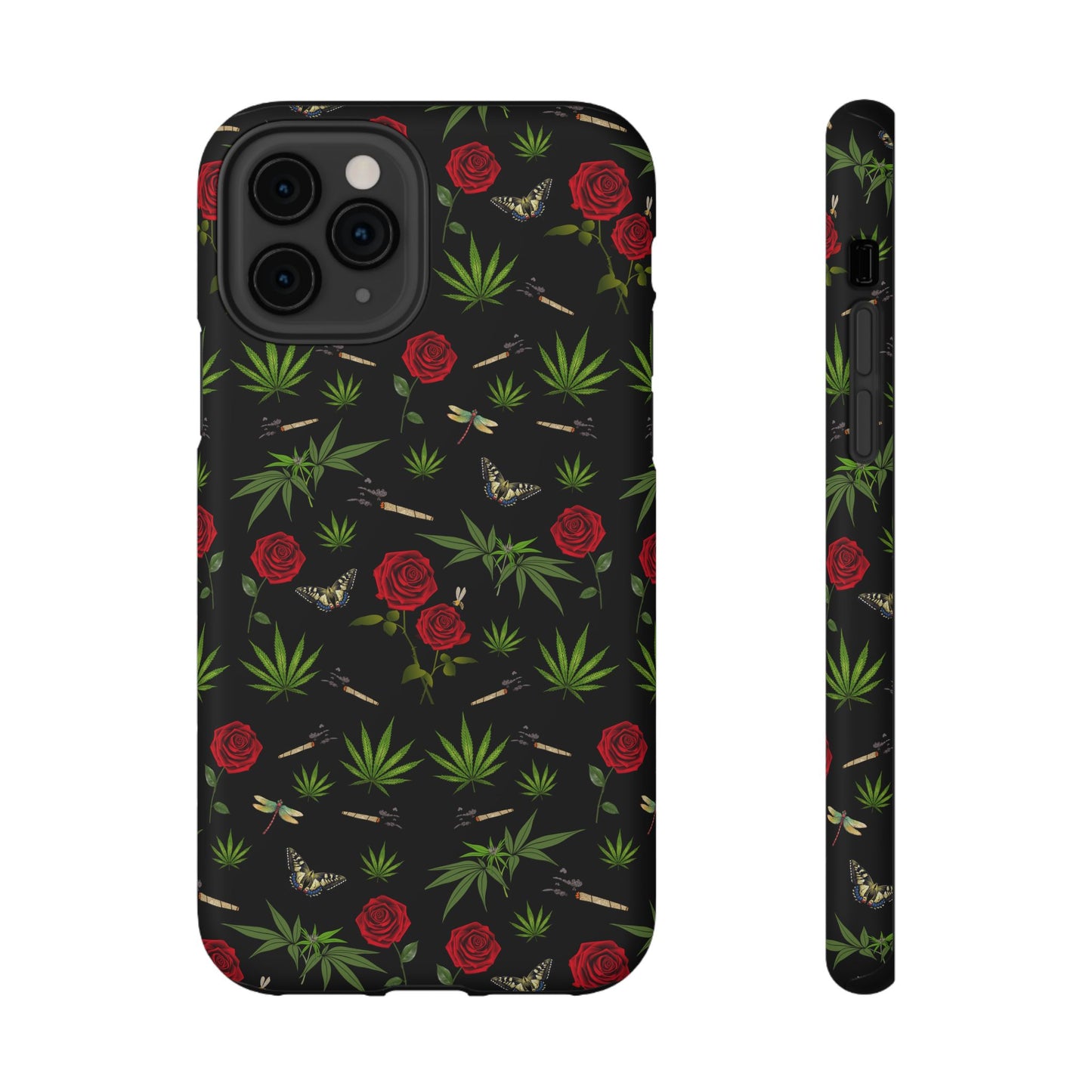 Phone Cases - Blunts & Roses Smokers Delight Impact-Resistant Cases