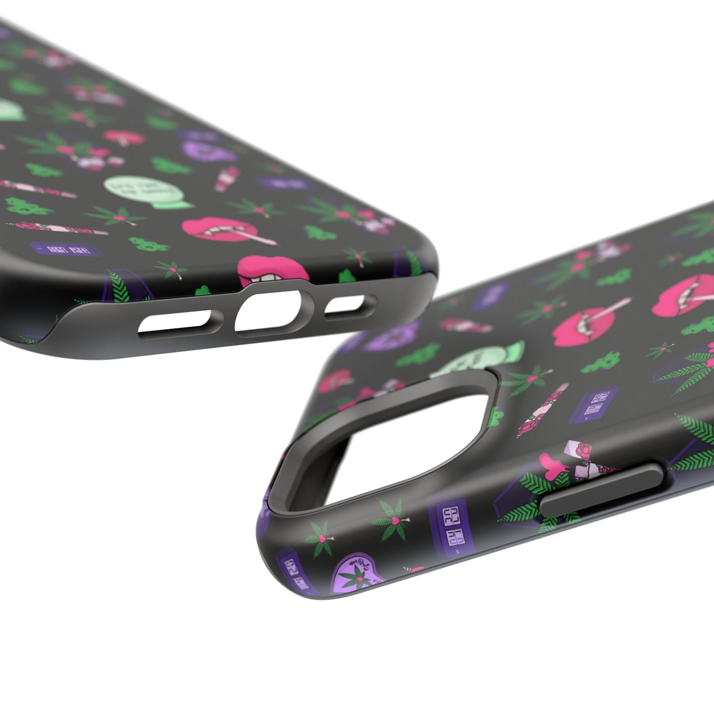 Spooky Stoner Babe Impact-Resistant Phone Case